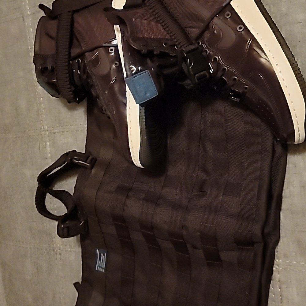 Nike shoes with matching Nike bag
